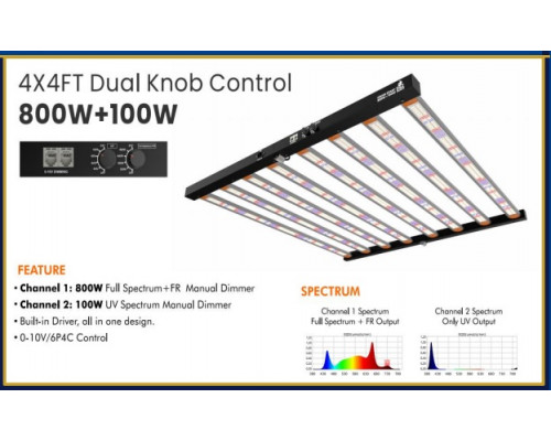 Светодиодный светильник D&Z Grow Start 800w+100w